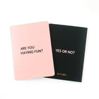 School Custom Logo School Paper Macaron Subject Cute Stitching Student Notebook