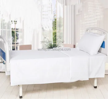 Plain White Hospital Bed Linen Sets White Single Bed Sheets Buy Hospital Bed Linen White