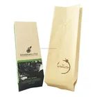 Tea Bag Tea Tea Bag Custom 4 Side Gusset Sealed Plastic Foil Kraft Paper Coffee Tea Bag With Valve
