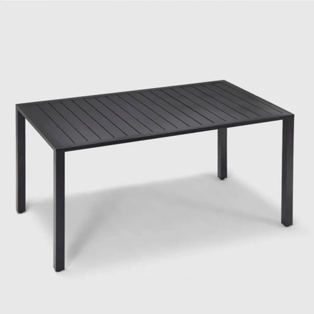 powder coated aluminum outdoor dining table