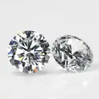 Cubic Zirconia Stone Fashion 3a Cubic Zirconia Loose Stone European Star Cut Round White Cz