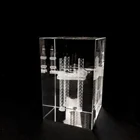 Factory Custom Custom 3d Subsurface Laser Engraving 3D Laser Etched Glass