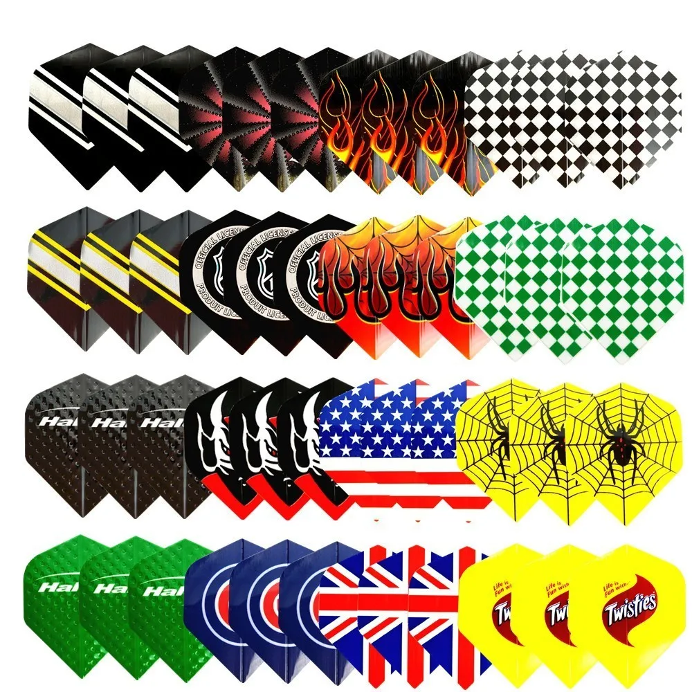 15pcs dart flights nice darts flight mixed color for outdoor darts wing tail S&K 