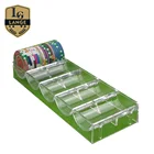 Poker 100pcs Capacity Acrylic Poker Chip Floats 40mm Casino Chip Tray With Cover