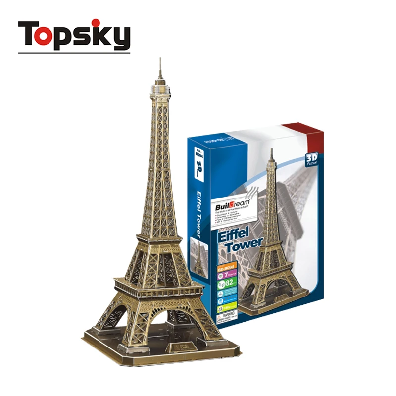 3D-Puzzle World Famous Architecture Eiffel Tower 