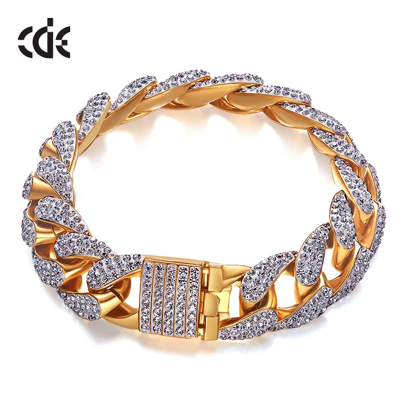 New Design Fashion Jewellery 18K Gold Bracelet Men