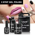 Gel Coat Nail Base Coat Free Sample Uv Gel Nail Polish 3 Step Gel Base Coat