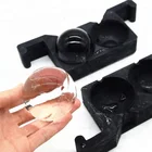 Ice Black Or Pantone Color Silicone Crystal Clear Ice Ball Maker Big No Bubbles Whiskey Ice Ball Mold