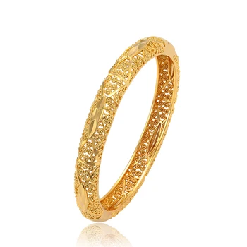 52392 Wholesale fashion jewelry 24k gold plated fashion bangle, models brass bangle bracelet