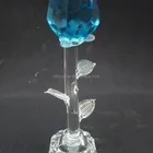 Crystal Flower Flowerflower Light Up Standing Crystal Rose Flower MH-H0095
