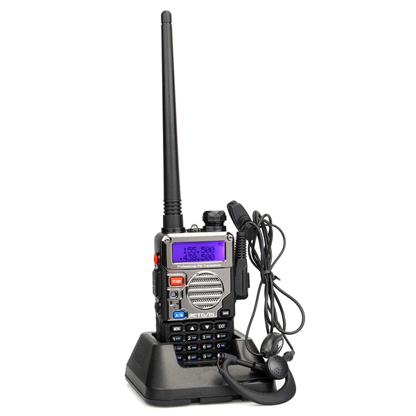 Retevis RT5 Dual Band UHF/VHF Walkie Talkies 128CH VOX FM Radio Two Way Radio US 