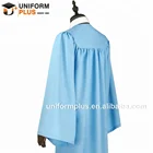 Graduation Gown Graduation Graduation Gown Factory Wholesale Matte Fabric Blue University Graduation Gown And Uniform Choir Robes