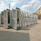 Retractable Gate Retractable New Style Aluminum Motorized Driveway Retractable Folding Slide Automatic Gate