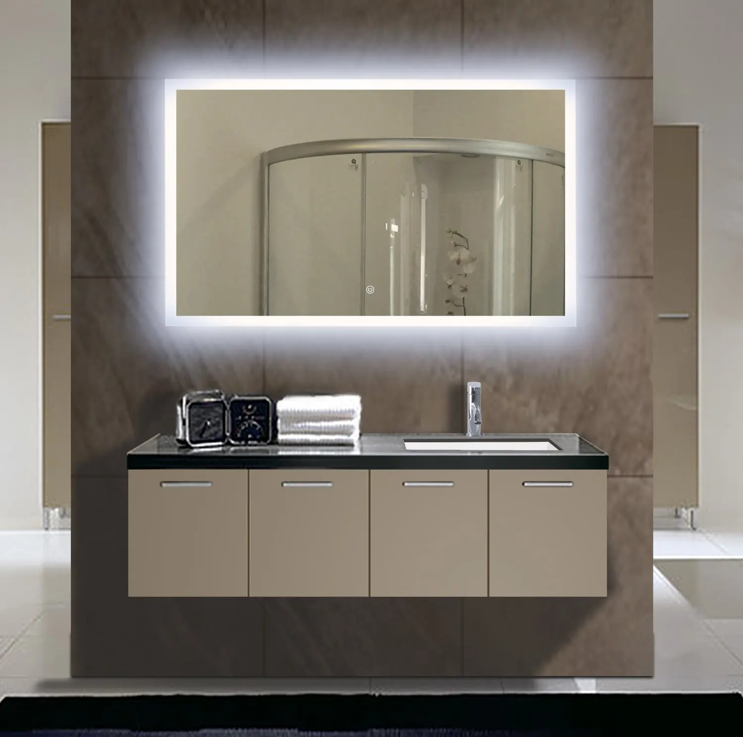 vanity unit with led lights