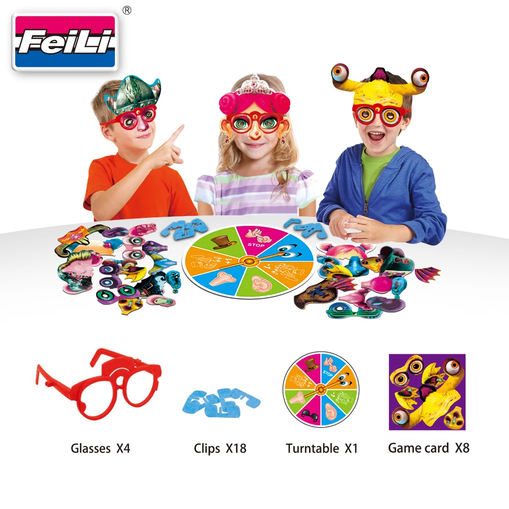 Customized items face puzzle family board game wholesale board games educational games toys