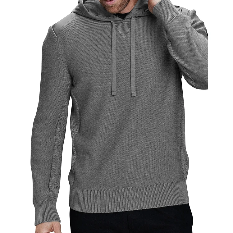 merino pullover hoodie