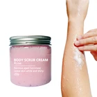 Wholesale Natural Organic Whitening Body Sugar Shower Salt Bath Hand Rose Body Scrub Exfoliator
