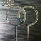 Wedding Wedding Wedding Acrylic Circle Ring Cake Topper