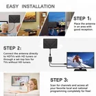 Tv Factory 40~862Mhz Paper Thin Antenna Tv Indoor