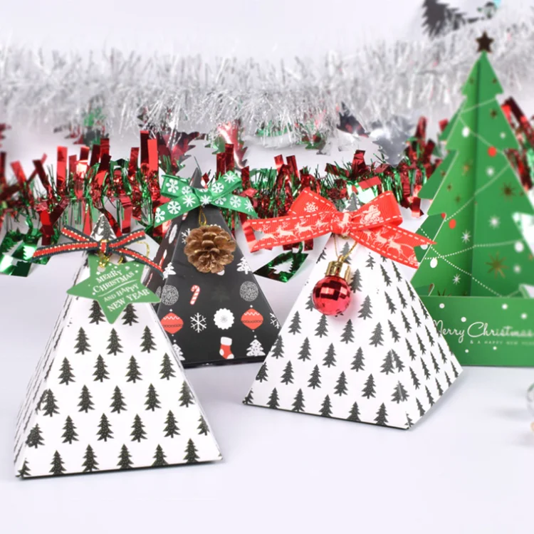 recyclable material handmade christmas gift box custom design