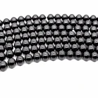 Aa Beads Gemstone Beads Wholesale AA Grade Natural Smooth Charm Gemstone Black Tourmaline Round Loose Stone Beads For Jewelry Making