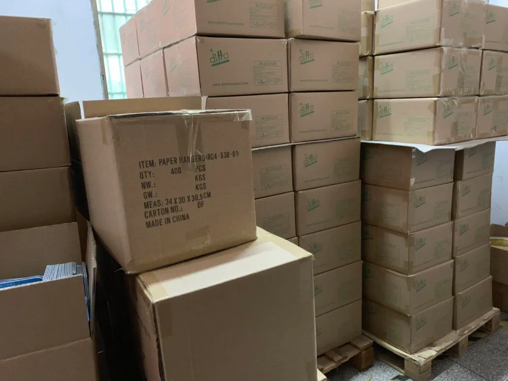 100% Recyclable Cardboard Hangers Custom Size For Dolls And Kids Clothes