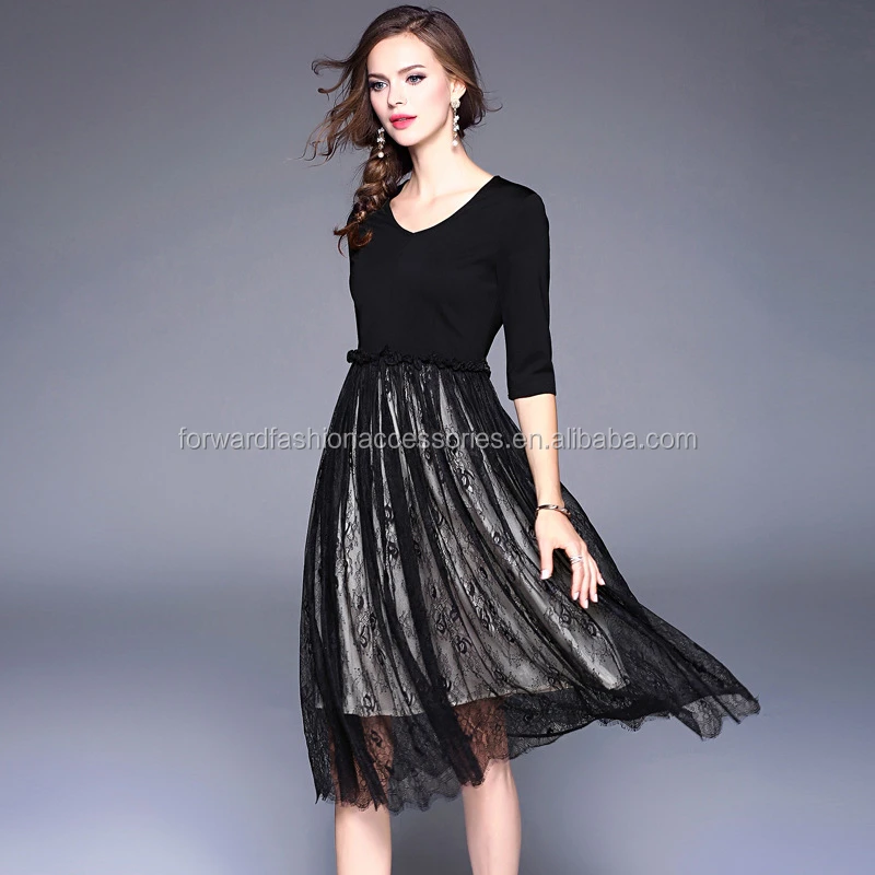 ladies midi skater dress