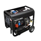 Mobile Generators China Generator Manufacturer KEYPOWER Mobile Gasoline Generators 5 Kw For Home Use To Thailand