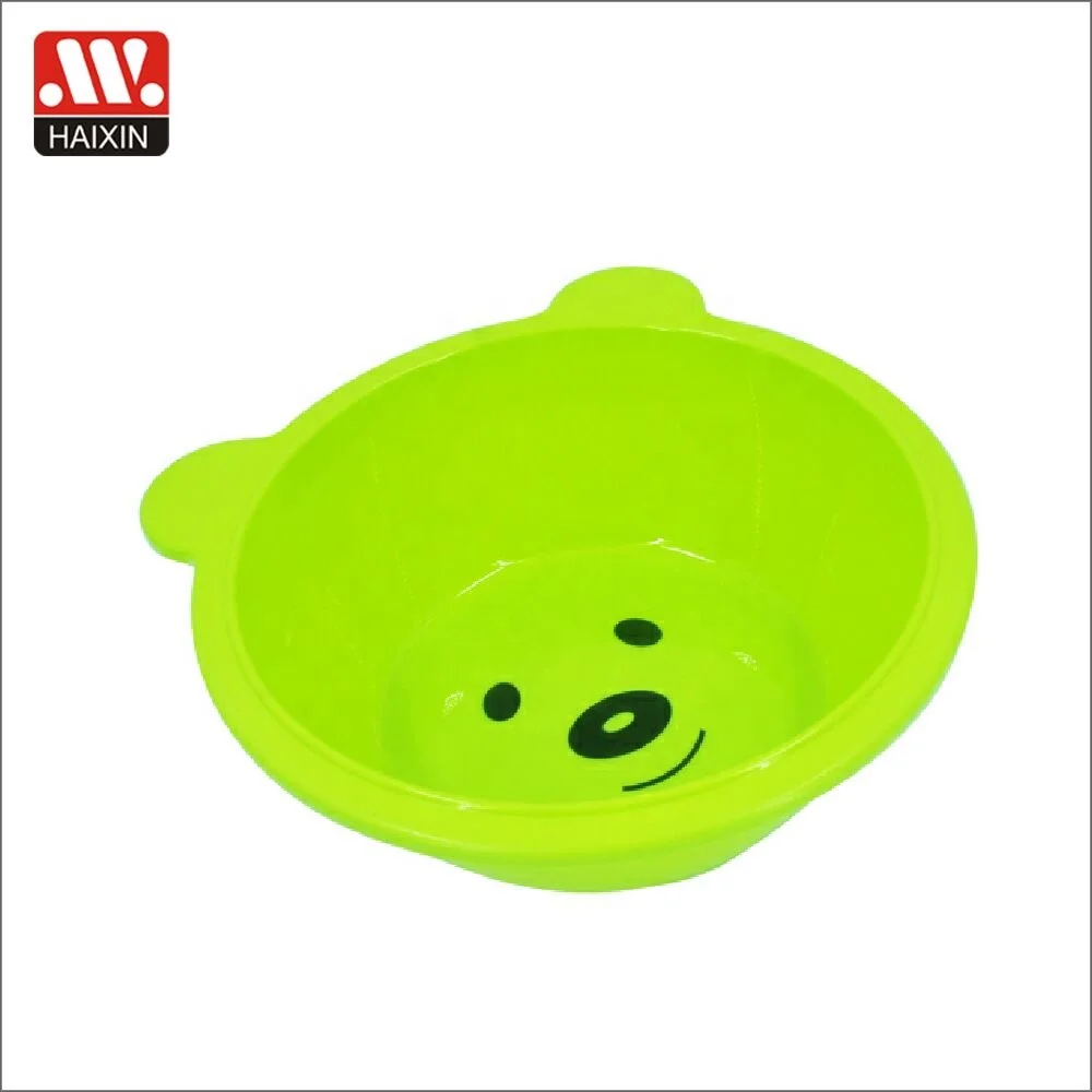 3.3L Best Sale Bear Design Small Wash Basin For Kid Bathroom Plastic Basins