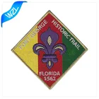 Embroidered Football Team Badges Embroidered Name Badge Wholesale Custom Embroidered Football Team Badges For Clothing