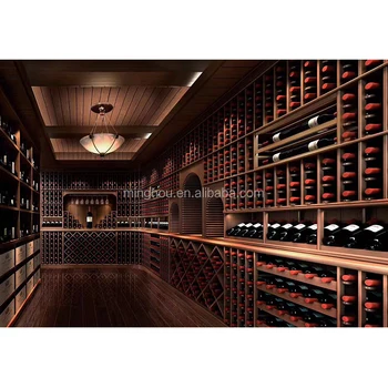 Wood Wooden Wine Rack, Wine Cellar Rack Factory Manufactured Antique Solid Buckets, Coolers & Holders Display and Storage Accept