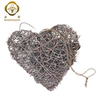 Heart Decoration Hearts Heart Handmade Wicker Heart Christmas Decoration Wooden Hearts