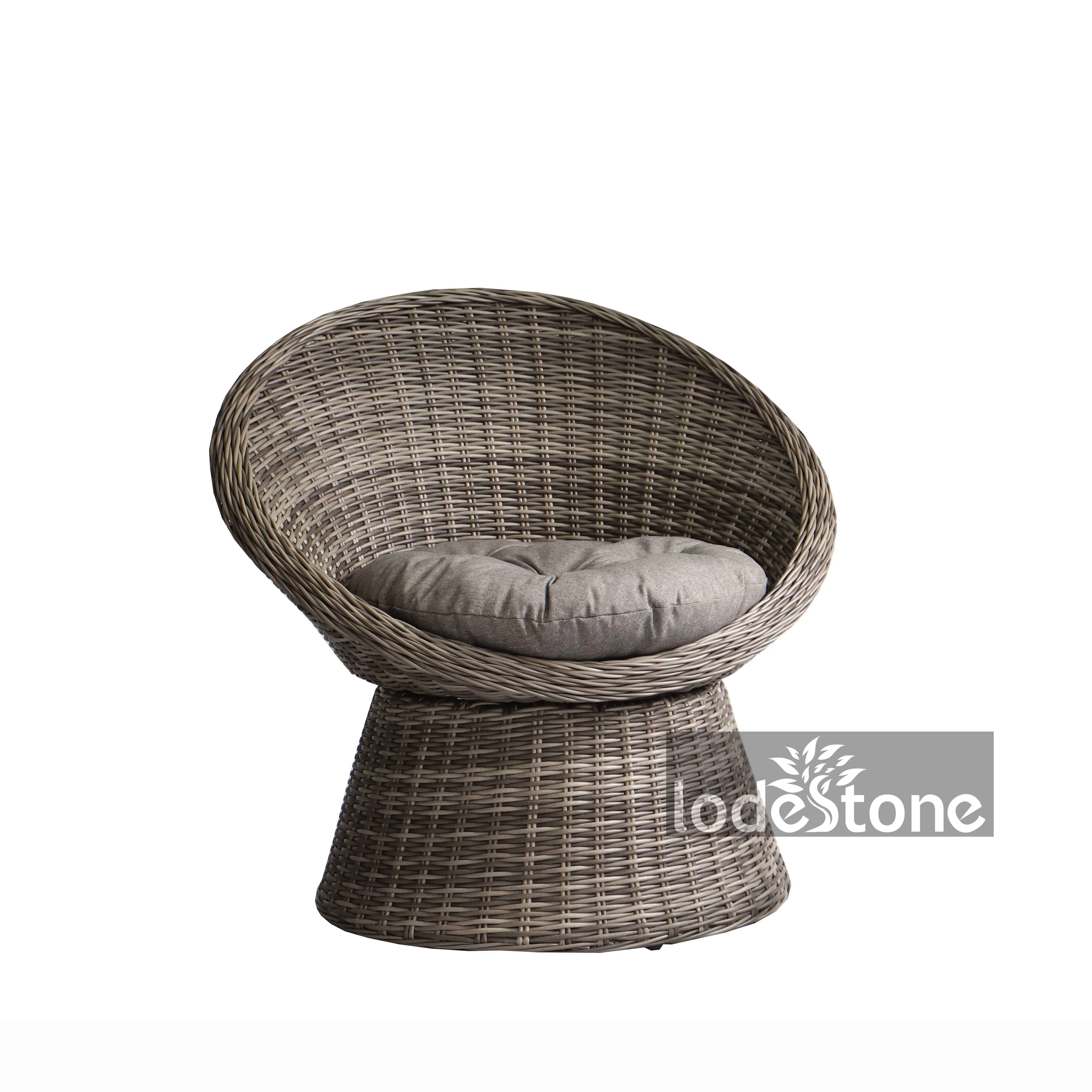 round outdoor swivel chair