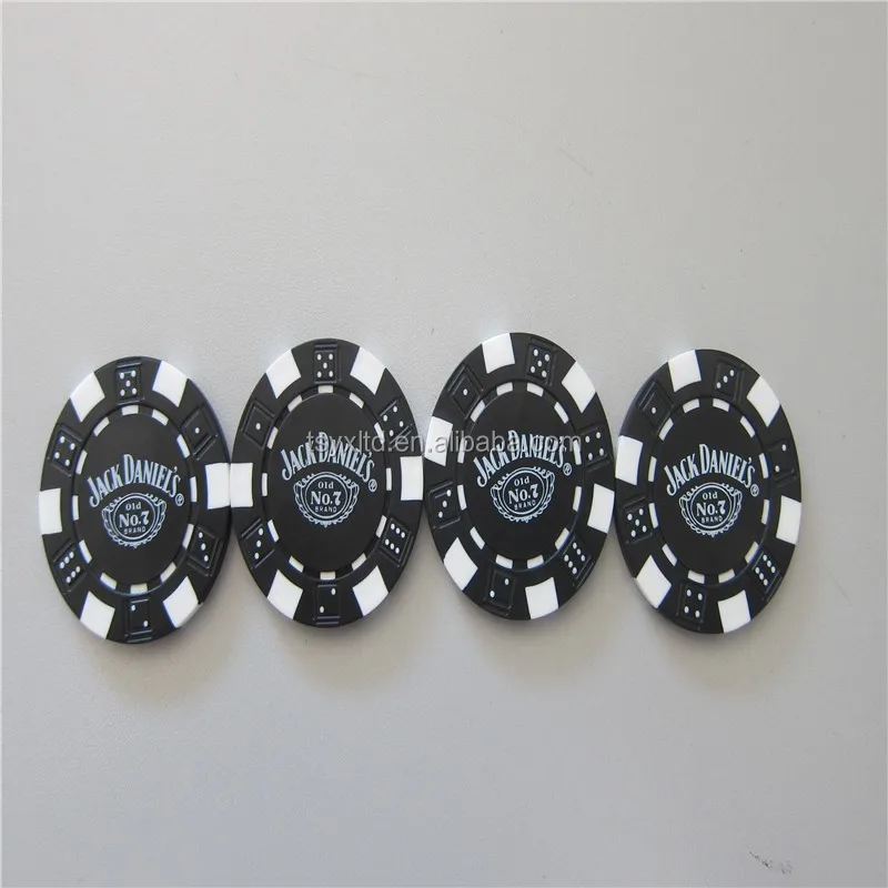 suited printed poker chips