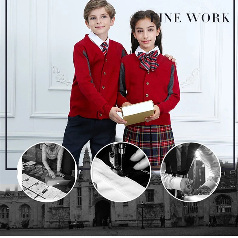 School Uniform Sweater Cardigan Design 