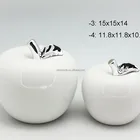 Valentine's Day Decoration Valentine's Day Pink Ceramic Apple For Home Decoration
