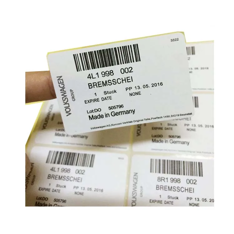 label sticker barcode