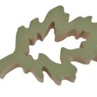 Wood New Autumn Wooden Crafts Colorful Leaves Placed Pieces Large And Small 3pcs Of Holiday Gifts