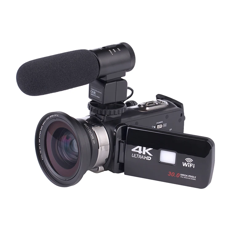 komery 4k vlog camcorder 30mp