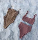 Swimsuit Swimwear Private Label Swimwear Manufacturer Girls Swimwear Swimsuit Women Beachwear Crotchless 1 Piece Swimwear