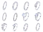 925 Sterling Silver Ring Ringssilver Luxurious 925 Sterling Silver Lady Ring With Fashion Square Cz Diamond