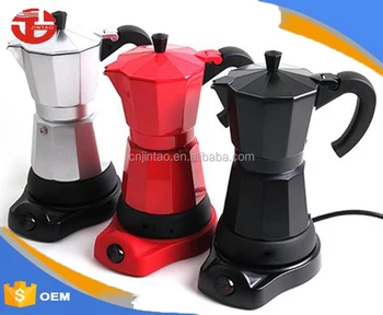 6cups All Aluminum Electric Italian espresso moka coffee maker coffee pot JT03(229)