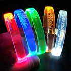 Glow Bracelet Hot Sales Custom Glow Sticks LED Bracelet Wristband For Party Supplies