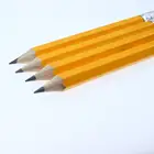 Pencils Promotional Pre-sharpened 3.5" Hexagonal Shape Mini Hb Pencils With Eraser Top Yellow Wooden Pencils In Bulk