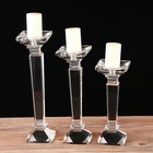 Candle Table Decoration Gold Cristal Candle Holder Table Decoration And Accessories