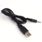 To Usb Usb Cable 3 Feet Black 3.5mm Male AUX Audio Jack To USB 2.0 Male Charge Cable Adapter Cord