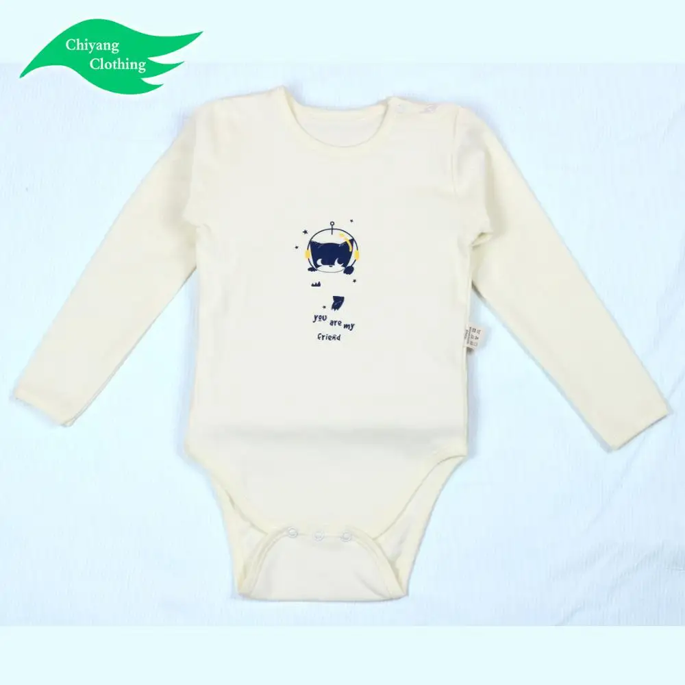 manufacturer Wholesale newborn long sleeve baby clothes baby plain white baby rompers