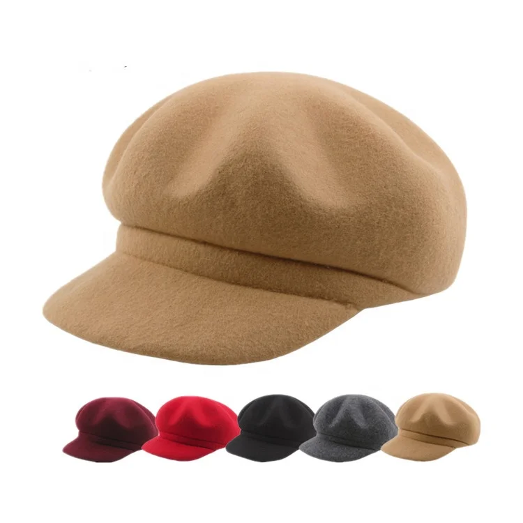 felt newsboy hat