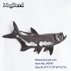 Wall Decor Wall Decor Cast Iron Metal Fish 3D Wall Art For Home Decor