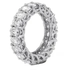 925 2021 Popular 925 Silver Eternity Ring For Girlfriend